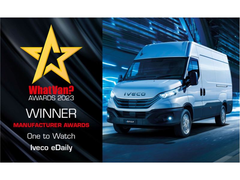 News:Il nuovo IVECO eDAILY vince l’ambito premio What Van? “One to Watch”